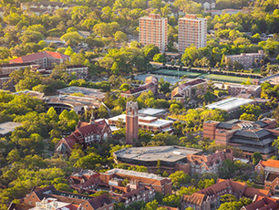 University of Florida aerial view